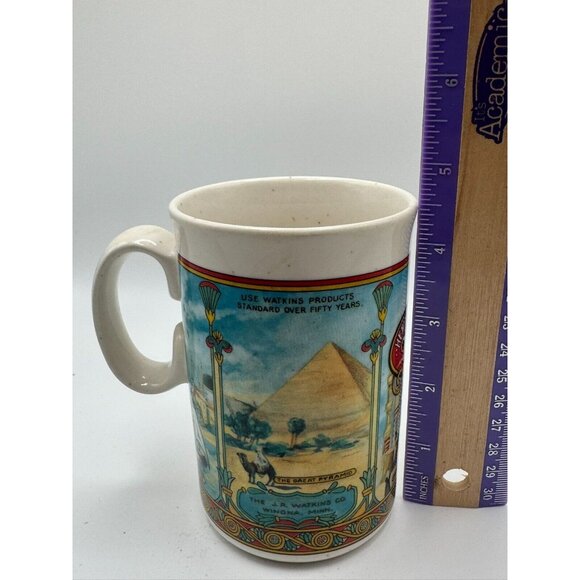 Vintage Watkins 1992 Egyptian Talc Coffee Collectible Mug 7906 6 of 8 - Picture 7 of 8